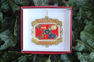 5 Flags of the Confederacy 3D Ornament