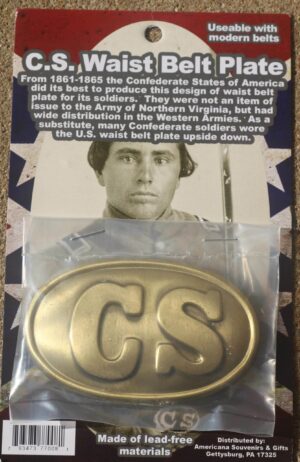 C.S. Brass Belt Buckle