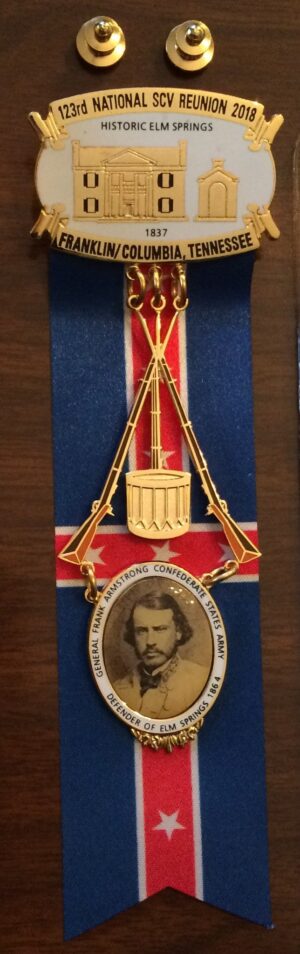 2018 SCV Numbered Reunion Medal