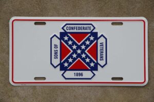 SCV License Plate