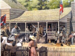 "Forrest Comes Home - Recruiting For the Cause" Print