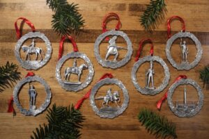Monument Avenue Pewter Ornaments