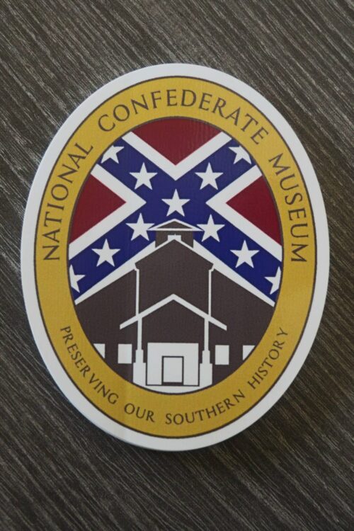 National Confederate Museum Exterior Window Decal