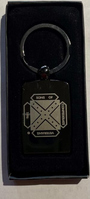 Logo Carbon Fiber Etched Keychain