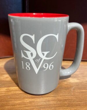 SCV 1896 Gray/Red Coffee Mug 16oz.