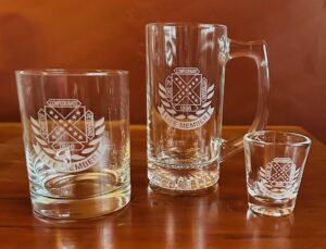 Life Member Etched Glassware