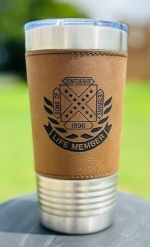 Life Member 20oz. Stainless Steel with Leatherette Tumbler