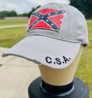 Rustic CSA Battle Flag Ball Cap