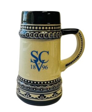 1896 Mini Stein Ceramic Shot Glass - Navy Blue 2oz