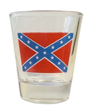 Battle Flag Shot Glass - 2oz
