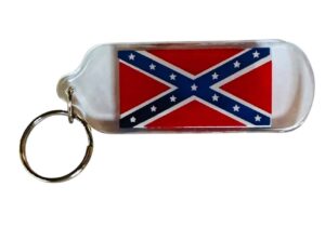 Acrylic Battle Flag Keychain