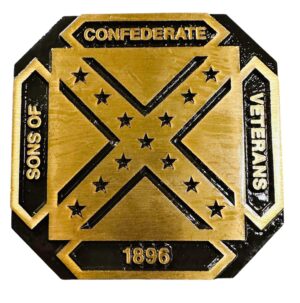 SCV Logo Bronze Grave Marker - MADE IN USA