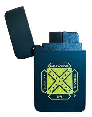 SCV Logo Butane Lighter - Matte Black