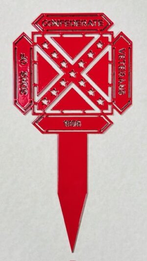 Small SCV Logo Grave Marker - MADE IN USA